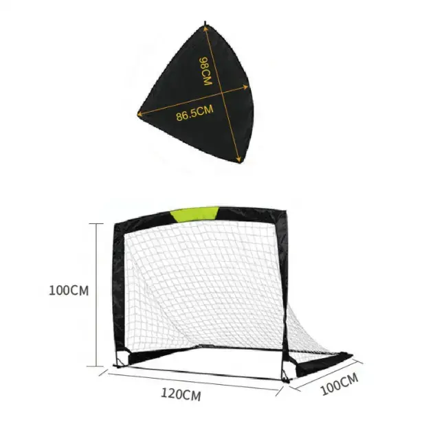 Outdoor professional foldable portable football football goal net