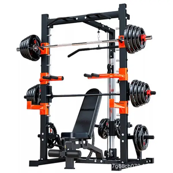 MUCHAN gantry strength comprehensive training equipment fitness machine exercise hip squat rack commercial home squat rack Featured Image
