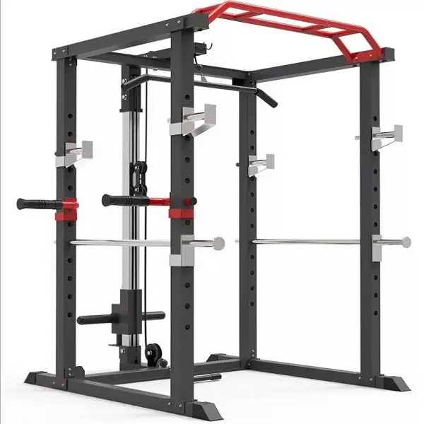 350KG Capacity Multi-Function for gymnasium center Adjustable power cage gym equipment power rack fitness squat rack Featured Image