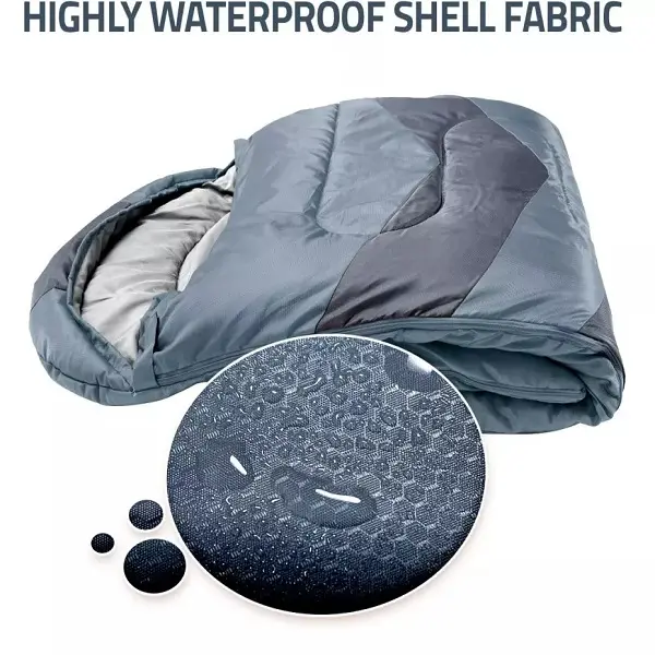 Woqi 2021 Hot Sell light Cotton Down cheap human shape camping sleeping bag