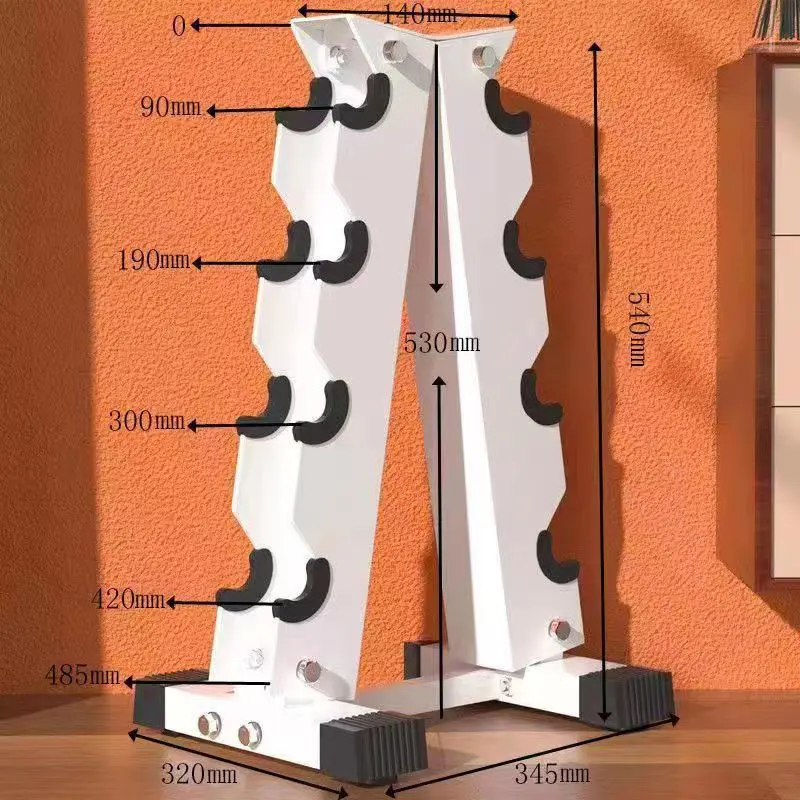 Commercial Dumbbell Racks Thickened and reinforced home fitness equipment Thickened steel plate dumbbell racks