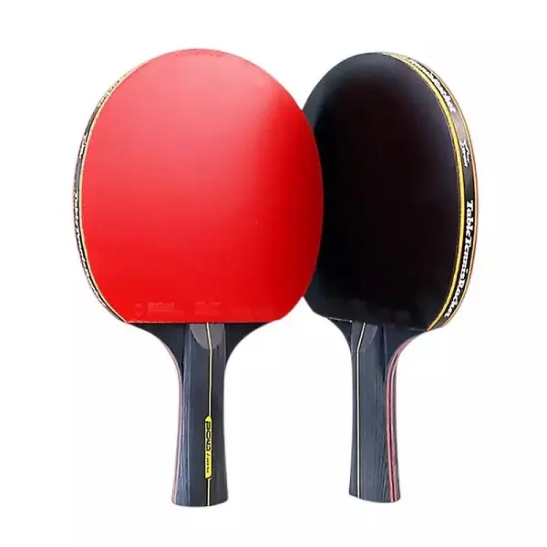 Best Selling 2pcs Professional 6 Star Table Tennis Racket Ping Pong Racket Set Pimples-in Rubber Hight Quality Blade Bat Paddles Featured Image