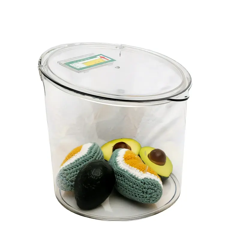 Supermarket food sealed box, bulk dried fruit snack box, food display box, dustproof and moisture-proof, transparent plastic display box Featured Image