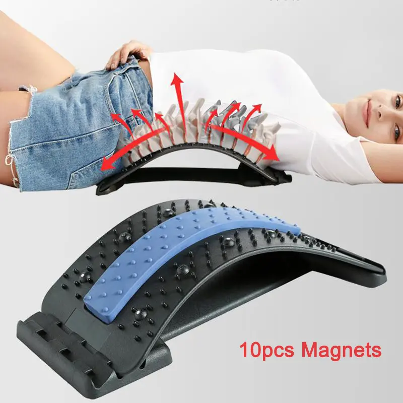 Lumbar support back Stretching Device Back Massage stretcher for back Pain Relief Featured Image