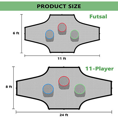 High Quality Portable Football Baseball Hitting Soccer Goal Target Net