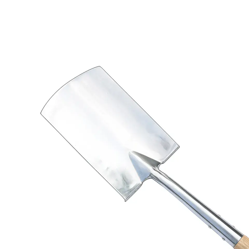 Wholesale Traditional D ASH wood Handle English Stainless Steel Garden Spade Shovel Featured Image