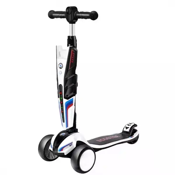 Multi-functional High Quality Foldable Children’s Scooter Kick Scooter for baby boy girl with light pu wheel Featured Image