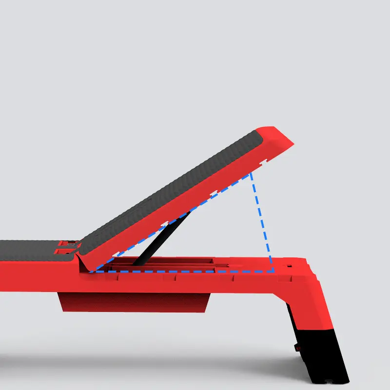 Multifunctional fitness pedal dumbbell stool