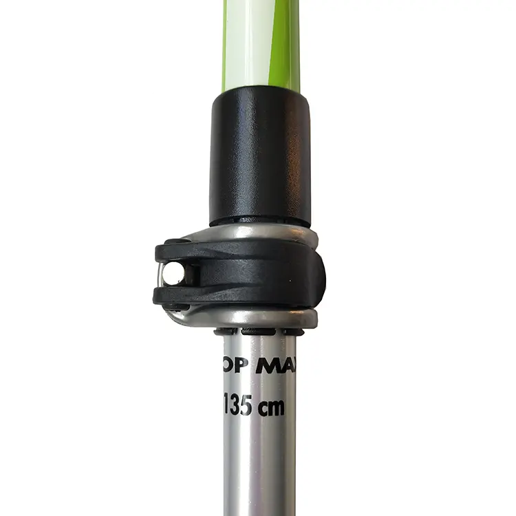 Custom 6061 aluminum hiking poles 3 sections hiking poles speed lock trekking pole telescope stick