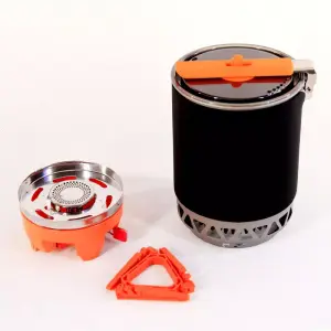 Pot and bowl integrated camping stove picnic gas stove