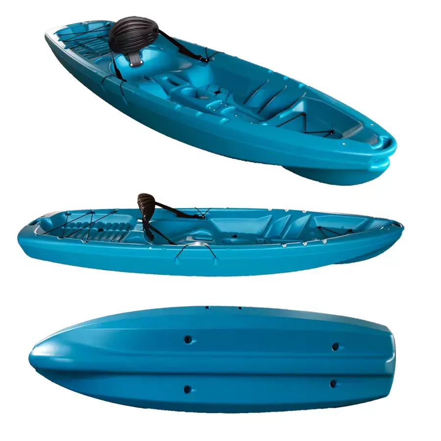 Custom cheap factory price blow molding family tour for beginners sitting on top kids adult kayaks Featured Image