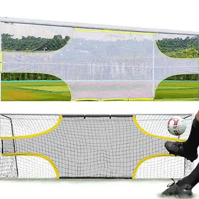 Soccer Target Wall Net for Goal – Pro Solo Practice Training Equipment Improve Kick, Agility, Shooting Drill Skills Featured Image